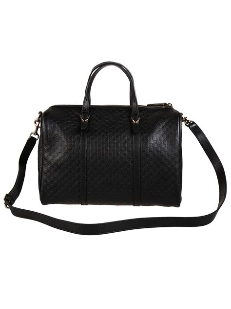 borsa gucci bauletto pelle nera